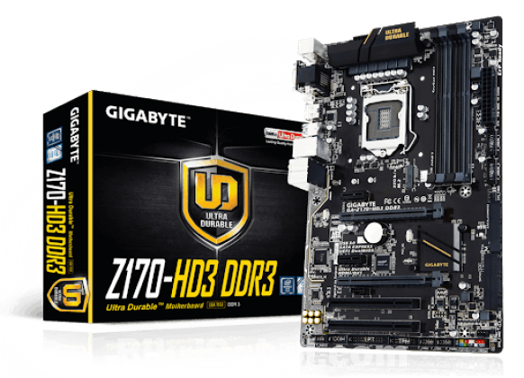 Gigabyte GA-Z170-HD3 DDR3 Desktop Motherboard